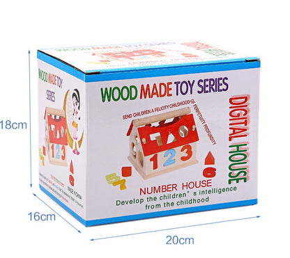 Maison numérique pour enfants, Maison de la sagesse, Paires numériques mignonnes, Jouets éducatifs d'éveil