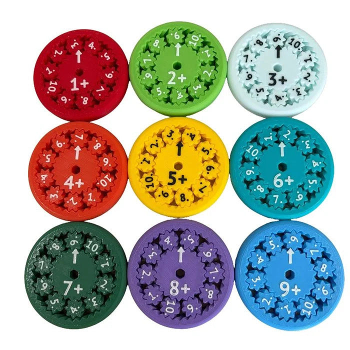 Jeux de mathématiques avec toupies anti-stress, jeux de casse-tête mathématiques pour les doigts, jeux de mathématiques, jeux de multiplication pour ordinateur