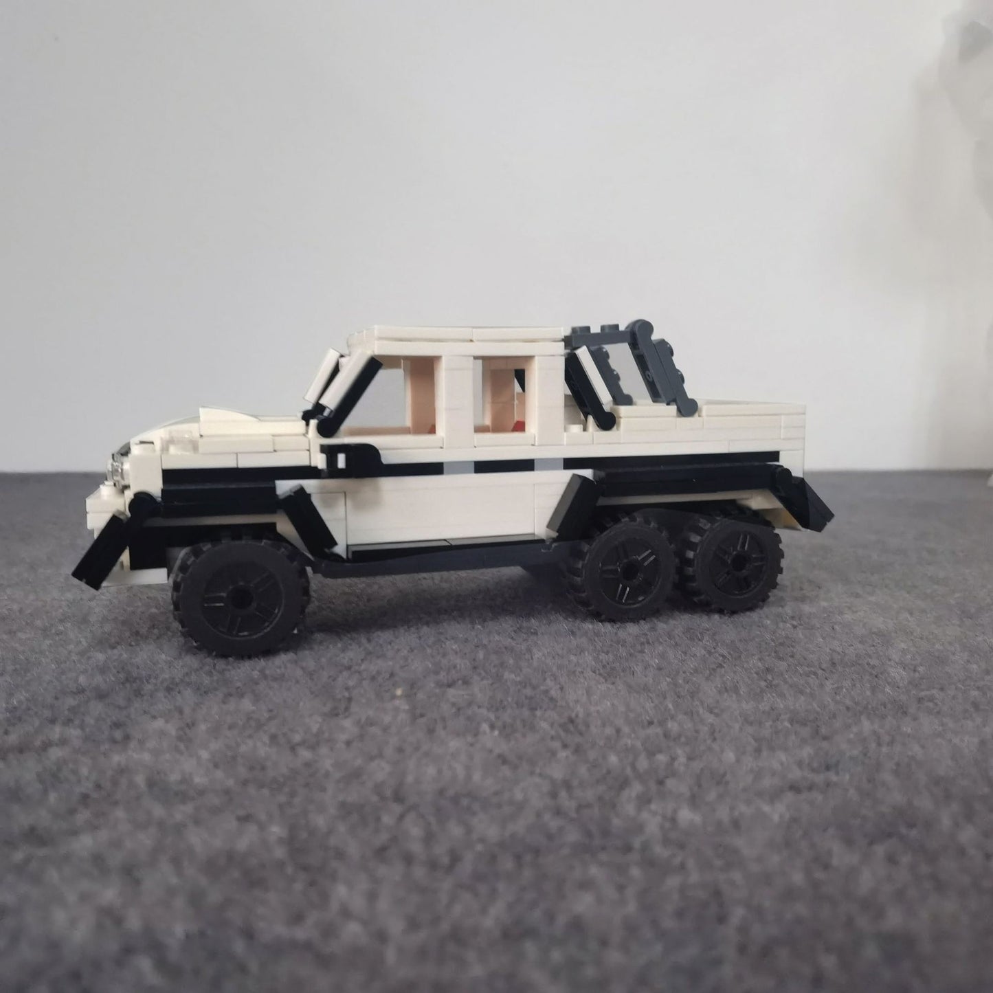 Voiture tout-terrain, camionnette, MOC, petits blocs de construction, jouet éducatif