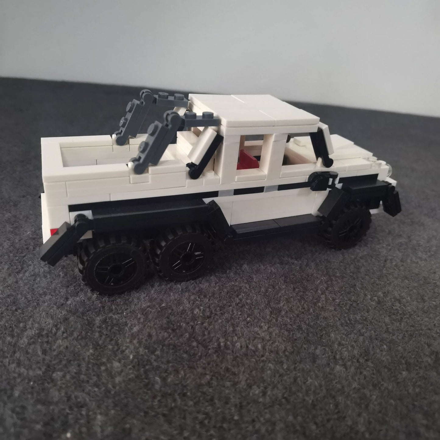 Voiture tout-terrain, camionnette, MOC, petits blocs de construction, jouet éducatif