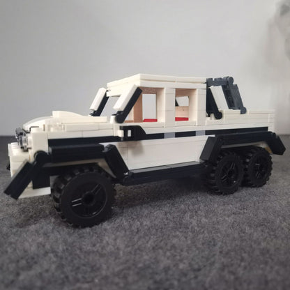 Voiture tout-terrain, camionnette, MOC, petits blocs de construction, jouet éducatif