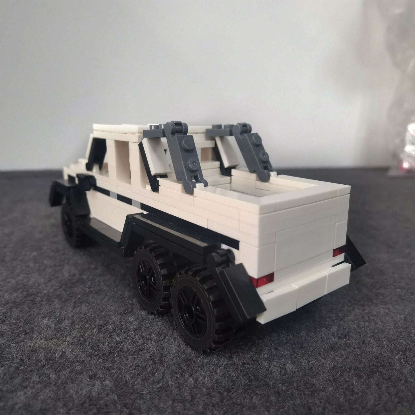Voiture tout-terrain, camionnette, MOC, petits blocs de construction, jouet éducatif