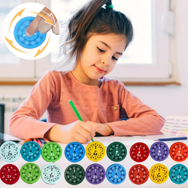 Jeux de mathématiques avec toupies anti-stress, jeux de casse-tête mathématiques pour les doigts, jeux de mathématiques, jeux de multiplication pour ordinateur