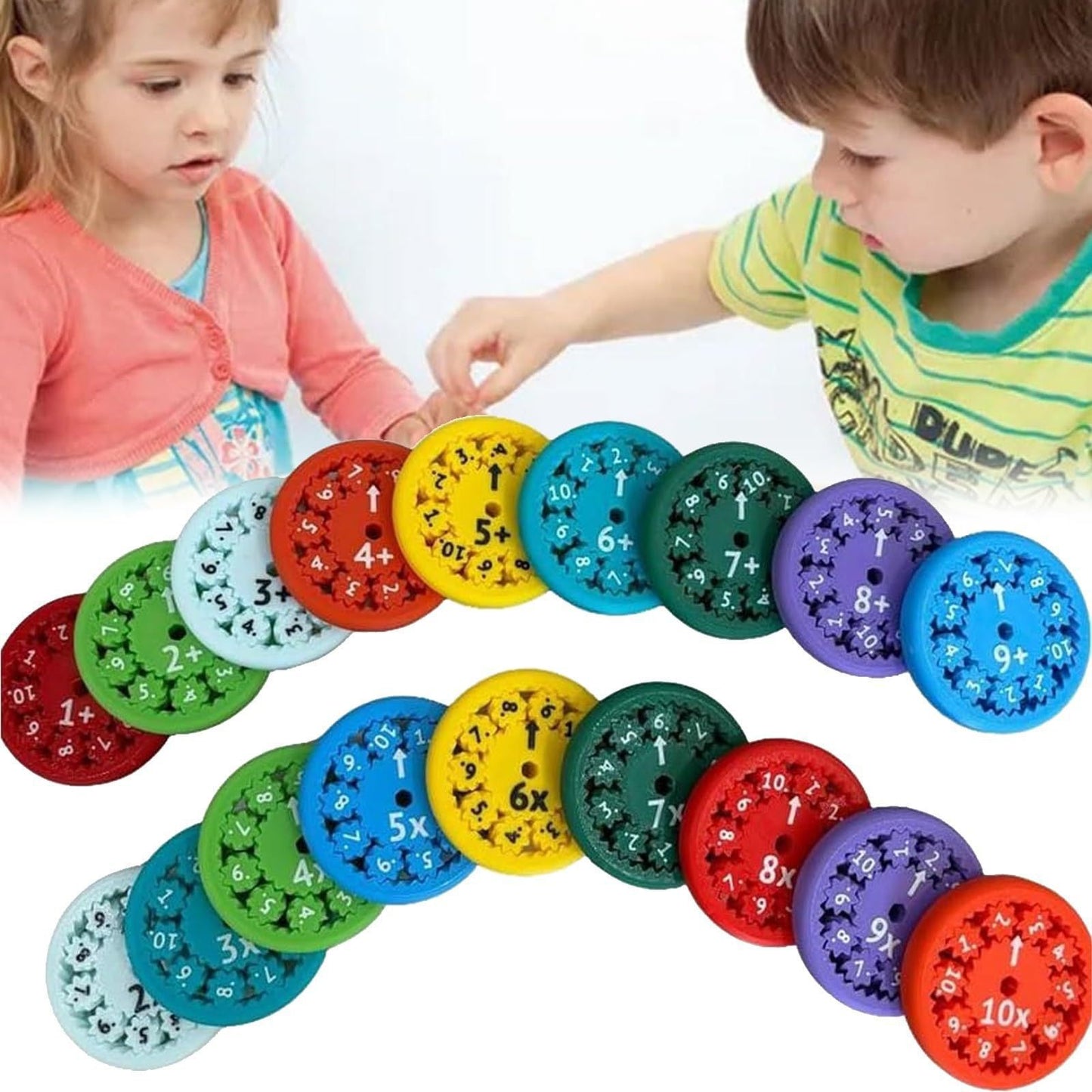 Jeux de mathématiques avec toupies anti-stress, jeux de casse-tête mathématiques pour les doigts, jeux de mathématiques, jeux de multiplication pour ordinateur